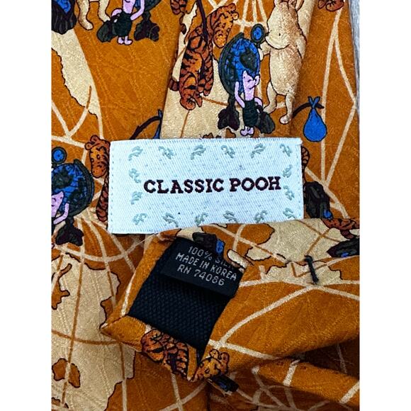 Vintage Disney | Classic Pooh 100% Silk Tie - Picture 3 of 4